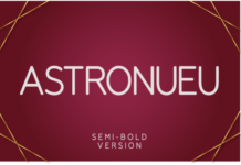 Astronueu Semi-Bold Font