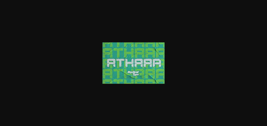 Athaar Font Poster 3