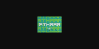 Athaar Font Poster 1