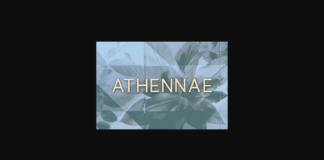 Athennae Font Poster 1