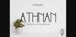 Athnan Font Poster 1