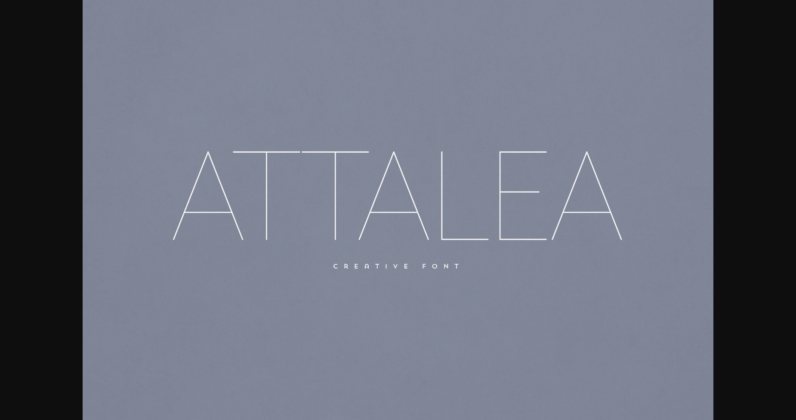 Attalea Font Poster 1