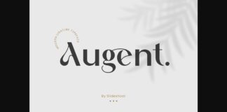 Augent Font Poster 1