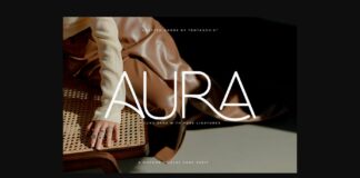 Aura Font Poster 1