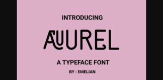 Aurel Font Poster 1