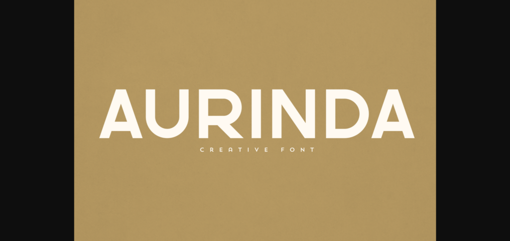 Aurinda Font Poster 3