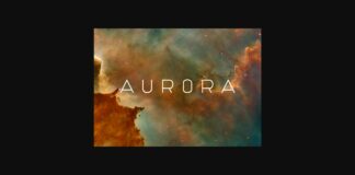 Aurora Font Poster 1