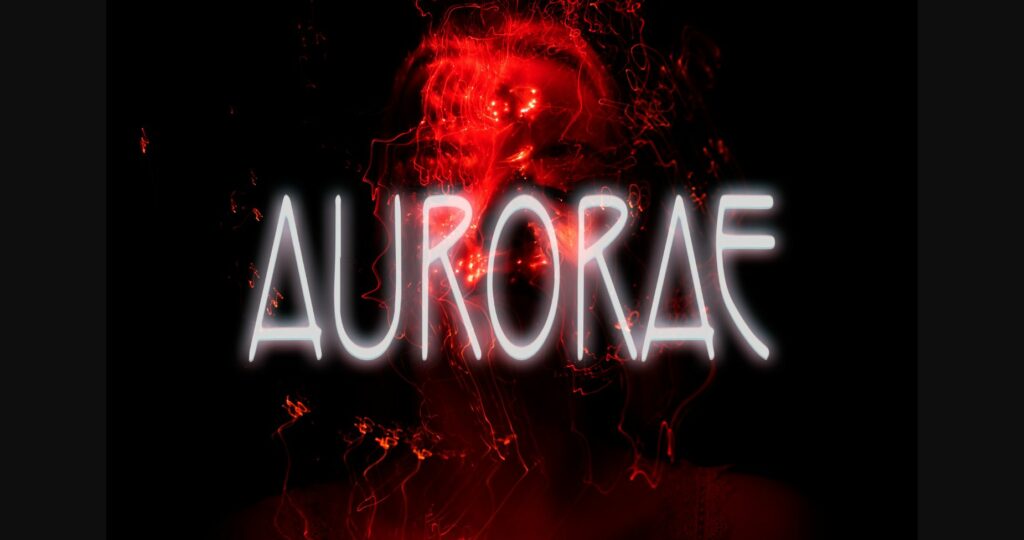 Aurorae Font Poster 4
