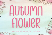 Autumn Flower Fonts