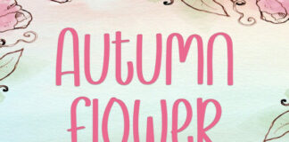 Autumn Flower Fonts