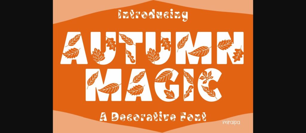 Autumn Magic Font Poster 3