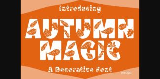 Autumn Magic Font Poster 1