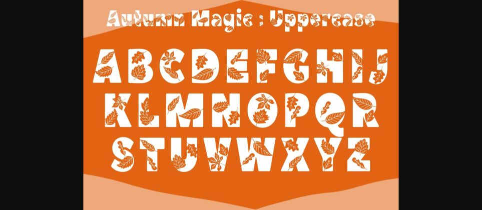 Autumn Magic Font Poster 5