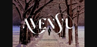 Avenyu Font Poster 1