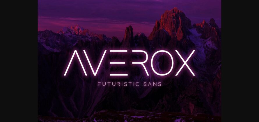 Averox Font Poster 1