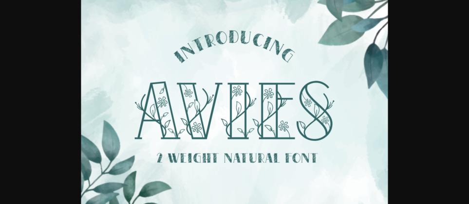 Avies Font Poster 3