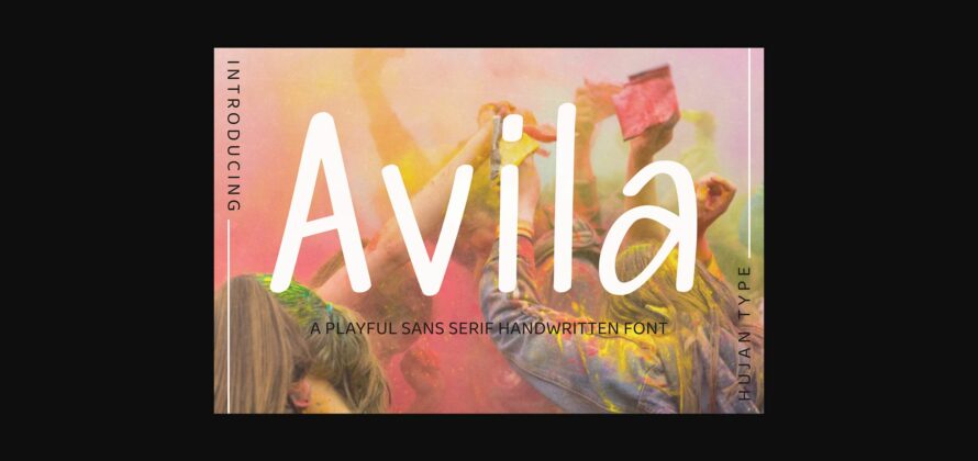 Avila Font Poster 3