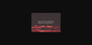 Avocandy Font Poster 1