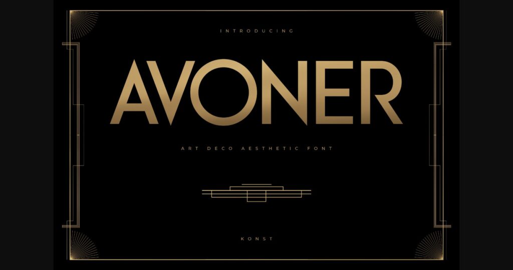 Avoner Font Poster 1