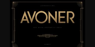 Avoner Font Poster 1