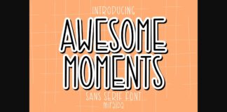 Awesome Moments Font Poster 1