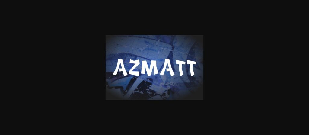 Azmatt Font Poster 1