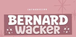 Bernard Wacker Fonts