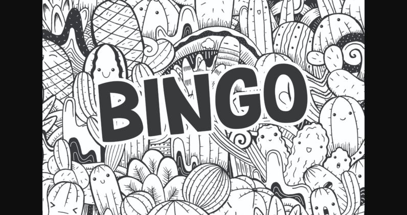 Bingo Font Poster 3