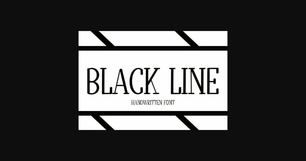 Black Line Poster 3