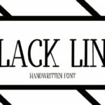 Black Line Fonts