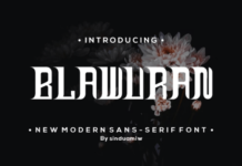 Blawuran Fonts