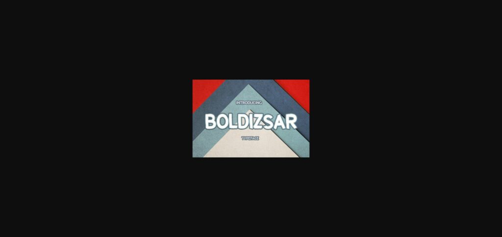 Boldizsar Font Poster 3