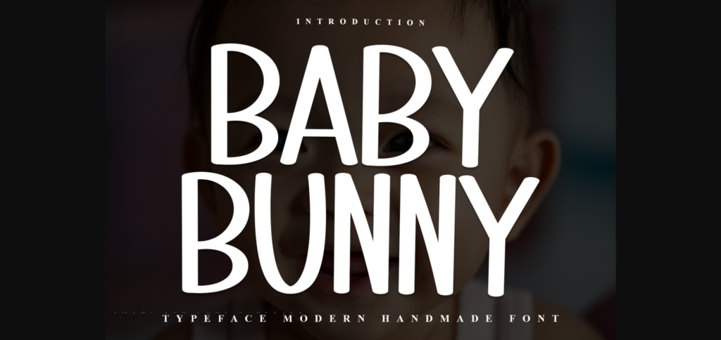 Baby Bunny Font Poster 1