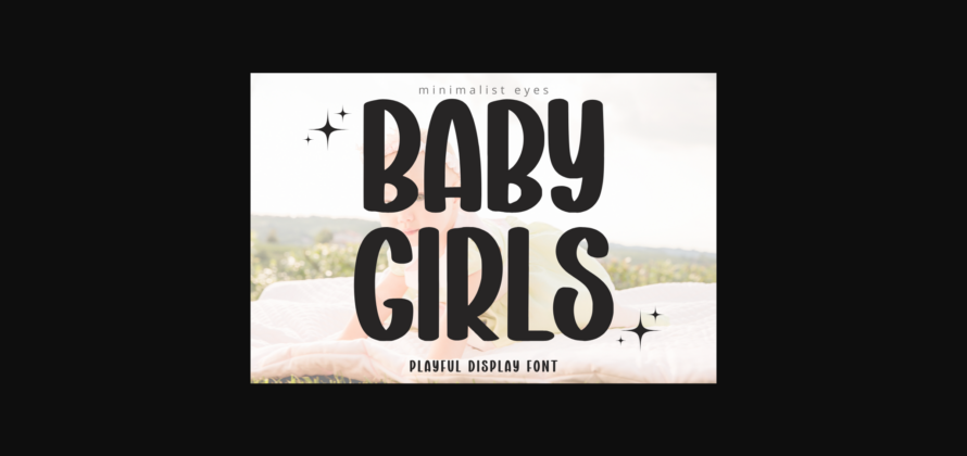 Baby Girls Font Poster 3