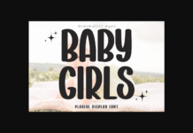 Baby Girls Font Poster 1