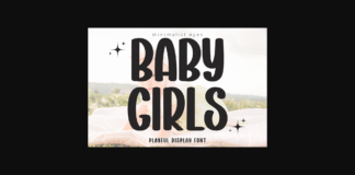 Baby Girls Font Poster 1