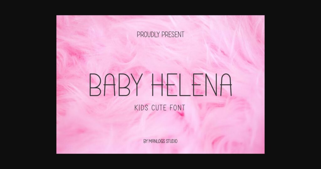 Baby Helena Font Poster 3
