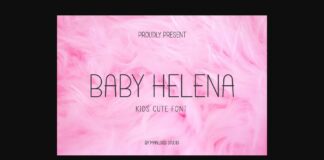 Baby Helena Font Poster 1