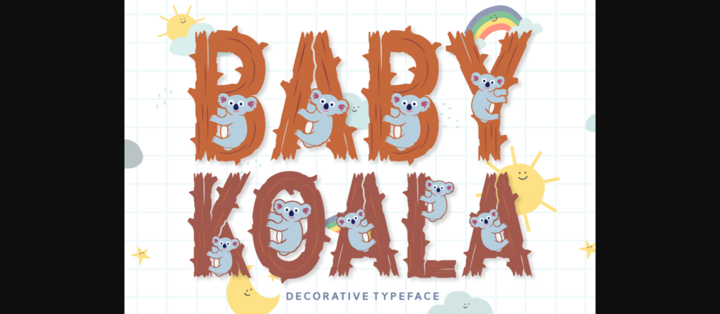 Baby Koala Font Poster 3