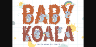 Baby Koala Font Poster 1