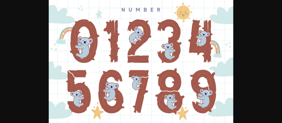 Baby Koala Font Poster 11