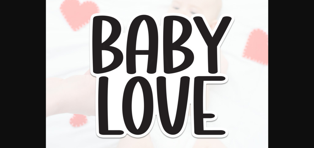 Baby Love Font Poster 1