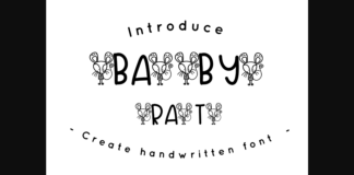 Baby Rat Font Poster 1