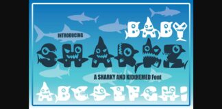 Baby Sharkz Font Poster 1