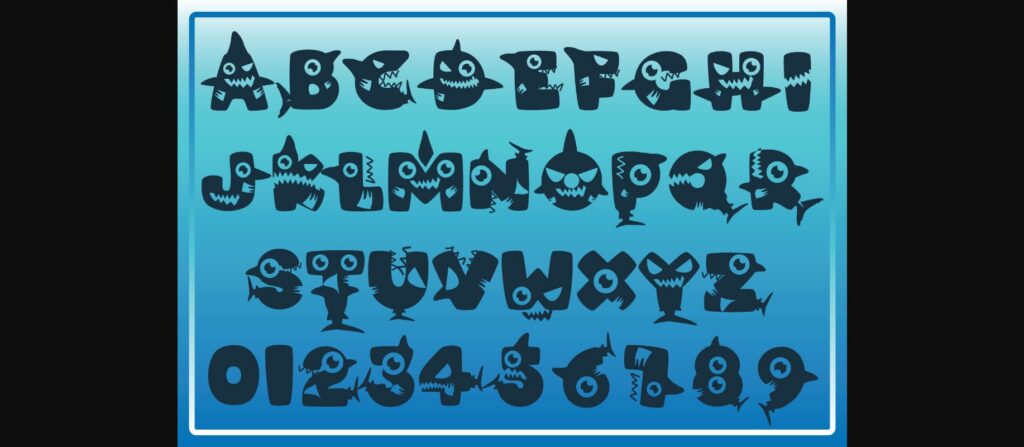 Baby Sharkz Font Poster 7