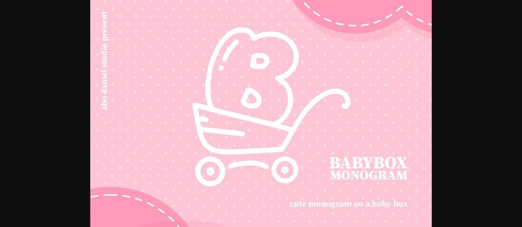 Babybox Monogram Font Poster 1