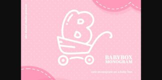 Babybox Monogram Font Poster 1