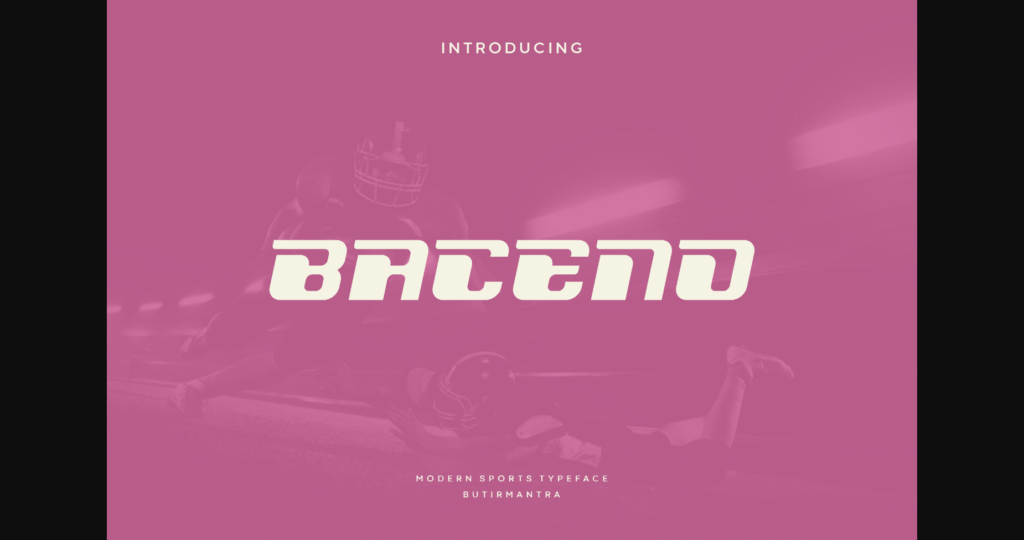 Baceno Font Poster 3