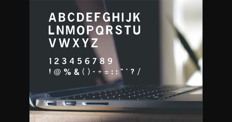 Backspace Font Poster 2