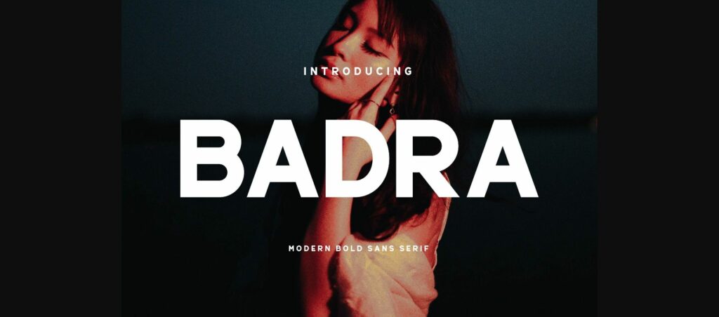 Badra Font Poster 3